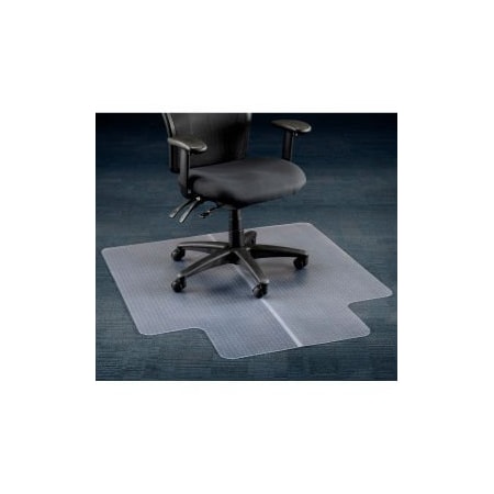 Aleco Interion Office Chair Mat for Carpet - 45"W x 53"L with 25" x 12" Lip - Straight Edge 120227